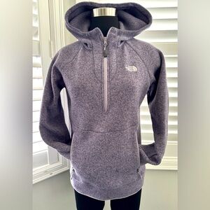 The North Face Crescent Hooded Pullover Purple Heather-Womens Size Medium